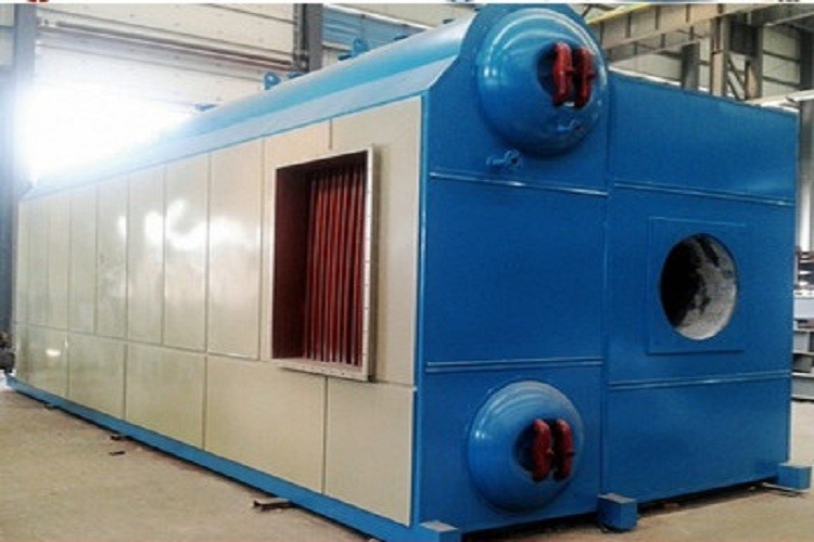 Double Tank Gas Fired Hot Water Boiler Corrugated Full Docking Welded