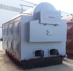 Reliable Manual Coal Fired Steam Boiler 2 T Furnace Smoke Box Movable Grate Fan